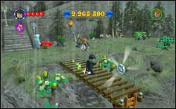 Ron (Tuxedo): Destroy three big chests with normal magic and then use (WL) to assemble a bridge, on whichs end the token will appear - LEGO Harry Potter Years 1-4: Hogwarts Bonuses - Walkthrough - Secrets and Collectibles - LEGO Harry Potter Years 1-4 Guide & Walkthrough