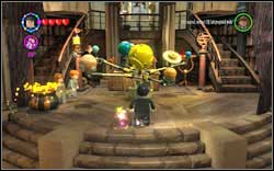 Professor Dumbledore (Grey): After preparing the Strengthening Potion, go upstairs and pull the chain - LEGO Harry Potter Years 1-4: Hogwarts Bonuses - Walkthrough - Secrets and Collectibles - LEGO Harry Potter Years 1-4 Guide & Walkthrough