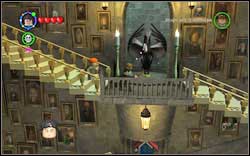 Professor Binns: In front of the Dumbledores Office (M2 - LEGO Harry Potter Years 1-4: Hogwarts Bonuses - Walkthrough - Secrets and Collectibles - LEGO Harry Potter Years 1-4 Guide & Walkthrough