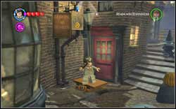 Shifty Wizard: Destroy the chest on the table and then stand on it - LEGO Harry Potter Years 1-4: Leaky Cauldron Bonuses - Walkthrough - Secrets and Collectibles - LEGO Harry Potter Years 1-4 Guide & Walkthrough