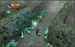 Hufflepuff (yellow): As you cross the labyrinth, Devils Snare will appear five times - eliminate them with (LS) - LEGO Harry Potter Years 1-4: Year 4 Bonuses - Walkthrough - Secrets and Collectibles - LEGO Harry Potter Years 1-4 Guide & Walkthrough