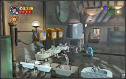 Slytherin (green): You can find four shelves in the bathroom - use normal magic on them - LEGO Harry Potter Years 1-4: Year 4 Bonuses - Walkthrough - Secrets and Collectibles - LEGO Harry Potter Years 1-4 Guide & Walkthrough