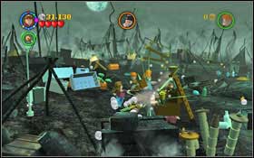After getting rid of the car, head down - the next one is buried under some planks. - LEGO Harry Potter Years 1-4: Year 4 Bonuses - Walkthrough - Secrets and Collectibles - LEGO Harry Potter Years 1-4 Guide & Walkthrough