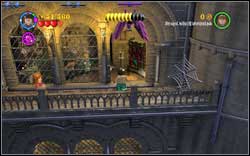 Gryffindor (red): Once the purple spout break the window, a part of the crest can be found on the right, next to the wardrobe - LEGO Harry Potter Years 1-4: Year 3 Bonuses - Walkthrough - Secrets and Collectibles - LEGO Harry Potter Years 1-4 Guide & Walkthrough