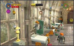 Dobby: The token is above one of the beds in the Hospital wing, jump off one of the beds to reach it - LEGO Harry Potter Years 1-4: Year 2 Bonuses - Walkthrough - Secrets and Collectibles - LEGO Harry Potter Years 1-4 Guide & Walkthrough