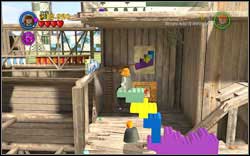 Ravenclaw (blue): Once you will have to set the bricks to move on, place them the other way round so that you can jump to the second part of the crest - LEGO Harry Potter Years 1-4: Year 1 Bonuses - Walkthrough - Secrets and Collectibles - LEGO Harry Potter Years 1-4 Guide & Walkthrough