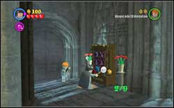 Gryffindor (red): In the corridor leading to the bathroom, you will find nine vases - use magic on them and flowers will appear - LEGO Harry Potter Years 1-4: Year 1 Bonuses - Walkthrough - Secrets and Collectibles - LEGO Harry Potter Years 1-4 Guide & Walkthrough
