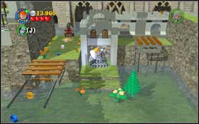 You will find the first potion ingredient right in front of the gate - LEGO Harry Potter Years 1-4: Gringotts - Secrets and Collectibles - LEGO Harry Potter Years 1-4 Guide & Walkthrough