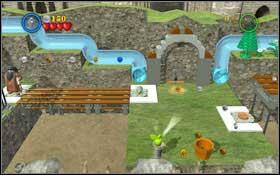 Head left and get rid of the Devils Snare with (LS) #1 - LEGO Harry Potter Years 1-4: Gringotts - Secrets and Collectibles - LEGO Harry Potter Years 1-4 Guide & Walkthrough