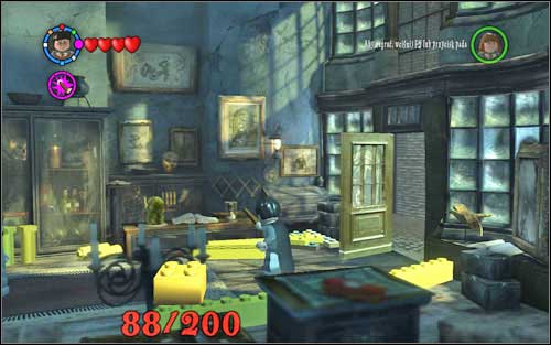 Borgin and Burkes - all the Gold Bricks youve collected are stored in this shop - LEGO Harry Potter Years 1-4: Leaky Cauldron and Diagon Alley - Basics - LEGO Harry Potter Years 1-4 Guide & Walkthrough