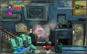 Now wave by the painting and throw the pot into the chimney - LEGO Harry Potter Years 1-4: Year 2 Part 1 - Walkthrough - Walkthrough - LEGO Harry Potter Years 1-4 Guide & Walkthrough