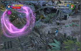 You will find two brooms on the bridge - LEGO Harry Potter Years 1-4: Year 2 Part 2 - Walkthrough - Walkthrough - LEGO Harry Potter Years 1-4 Guide & Walkthrough