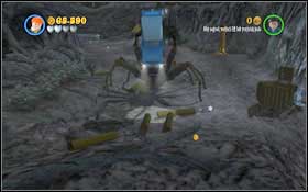 The next task is very simple - drive the car all the way down, running away from the spider - LEGO Harry Potter Years 1-4: Year 2 Part 2 - Walkthrough - Walkthrough - LEGO Harry Potter Years 1-4 Guide & Walkthrough