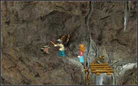 Once the green orb fall down, approach the flower on the left and use magic on it - you will create a staircase from the leaves - climb up - LEGO Harry Potter Years 1-4: Year 3 Part 2 - Walkthrough - Walkthrough - LEGO Harry Potter Years 1-4 Guide & Walkthrough