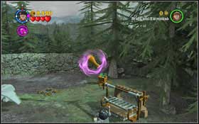 In consequence, the barrel will roll over and a fish will fall out of it - LEGO Harry Potter Years 1-4: Year 3 Part 2 - Walkthrough - Walkthrough - LEGO Harry Potter Years 1-4 Guide & Walkthrough