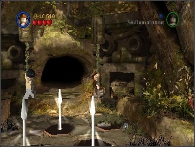 Pay close attention to the holes in the ground - Chapter 1 - The Lost Temple - part 1 - Riders of the Lost Ark - LEGO Indiana Jones: The Original Adventures - Game Guide and Walkthrough