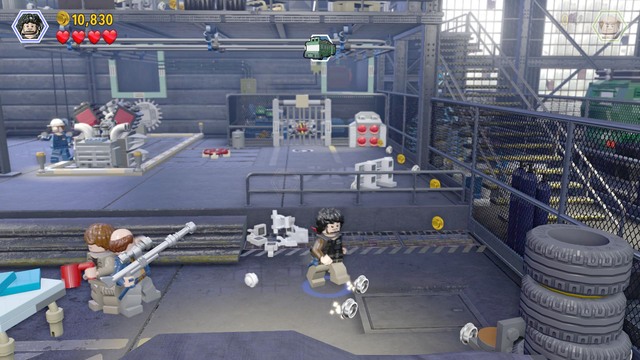 Second dumpster can be found near the tires - Isla Sorna | Jurassic Park - The Lost World - secrets - Jurassic Park - The Lost World - secrets (missions) - LEGO Jurassic World Game Guide & Walkthrough