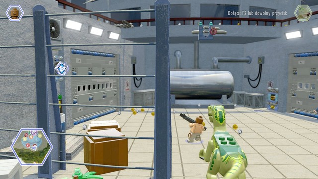 Shoot the shield as Barry - Visitors Center | Jurassic Park - secrets in free roam - Jurassic Park - secrets in free roam - LEGO Jurassic World Game Guide & Walkthrough