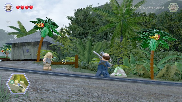 Destroy all the shields on the trees - Carnivore Territory | Jurassic Park - secrets in free roam - Jurassic Park - secrets in free roam - LEGO Jurassic World Game Guide & Walkthrough