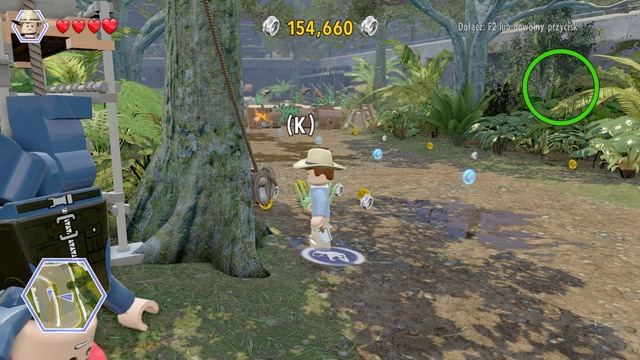 Walk to the rope as Grant and cut it to save the jurassic park worker - Herbivore Territory | Jurassic Park - secrets in free roam - Jurassic Park - secrets in free roam - LEGO Jurassic World Game Guide & Walkthrough