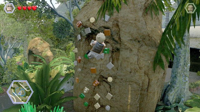 While youre at the river, use Billy to climb up - Tyrannosaurus Territory | Jurassic Park - secrets in free roam - Jurassic Park - secrets in free roam - LEGO Jurassic World Game Guide & Walkthrough