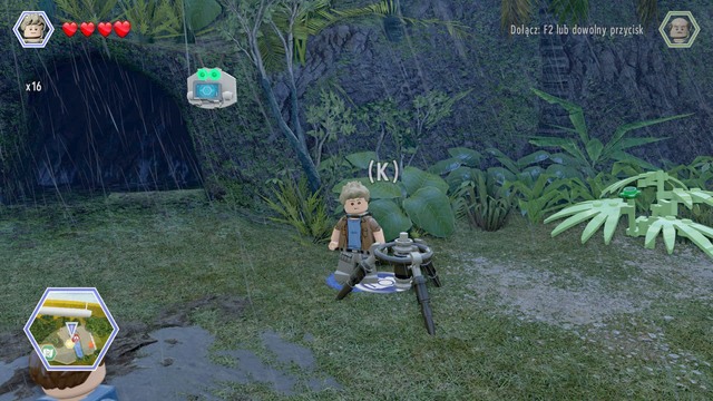 After collecting the golden brick #3 you can take a photo - East Dock Route | Jurassic Park - secrets in free roam - Jurassic Park - secrets in free roam - LEGO Jurassic World Game Guide & Walkthrough