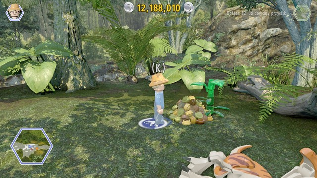 Check the dinosaurs excrements to learn what items you need to heal him - Safari Plains | Jurassic World - secrets in free roam - Jurassic World - secrets in free roam - LEGO Jurassic World Game Guide & Walkthrough