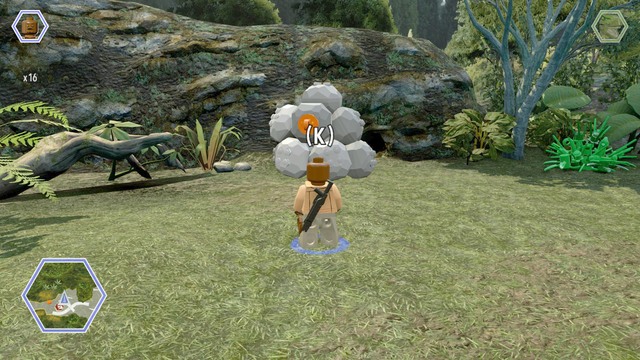 Second item can be found behind the rocks - Safari Plains | Jurassic World - secrets in free roam - Jurassic World - secrets in free roam - LEGO Jurassic World Game Guide & Walkthrough