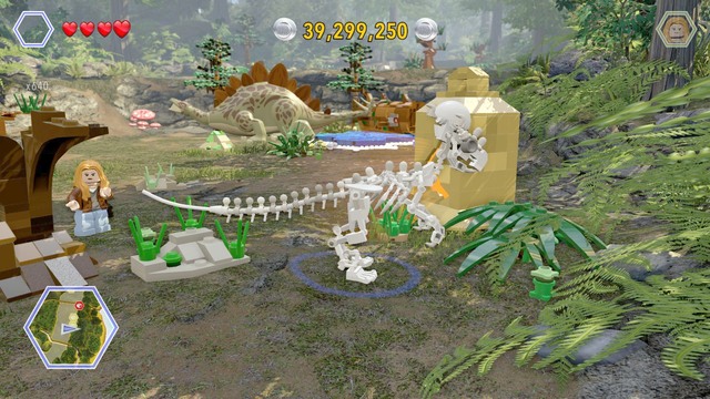 As pachycephalosaurus, destroy the object shown on the picture and defend yourself from the enemies - Stegosaurus Territory | Jurassic Park - The Lost World - secrets in free roam - Jurassic Park - The Lost World - secrets in free roam - LEGO Jurassic World Game Guide & Walkthrough