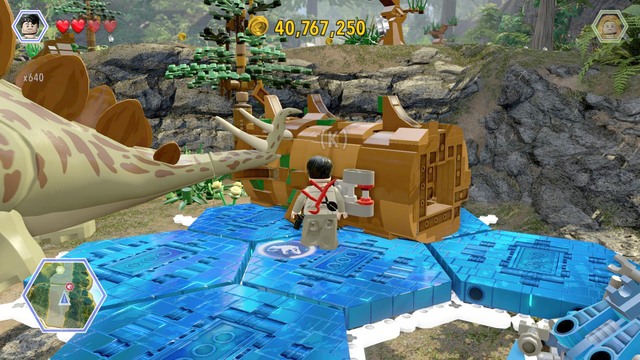 As Owen, walk to the trap and use the wrench to free the stegosaurus - Stegosaurus Territory | Jurassic Park - The Lost World - secrets in free roam - Jurassic Park - The Lost World - secrets in free roam - LEGO Jurassic World Game Guide & Walkthrough