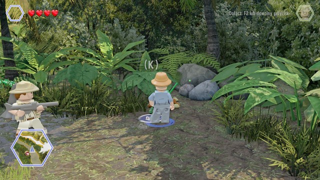 As Ellie, walk to the plant and water it up - Long Grass | Jurassic Park - The Lost World - secrets in free roam - Jurassic Park - The Lost World - secrets in free roam - LEGO Jurassic World Game Guide & Walkthrough