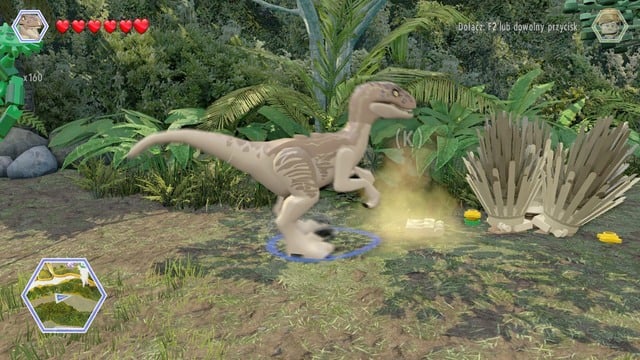 As raptor, walk to the smell and follow it - Long Grass | Jurassic Park - The Lost World - secrets in free roam - Jurassic Park - The Lost World - secrets in free roam - LEGO Jurassic World Game Guide & Walkthrough