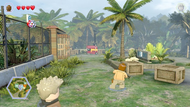 You will find the second letter in the place shown on the picture - InGen Facility | Jurassic Park III - secrets in free roam - Jurassic Park III - secrets in free roam - LEGO Jurassic World Game Guide & Walkthrough