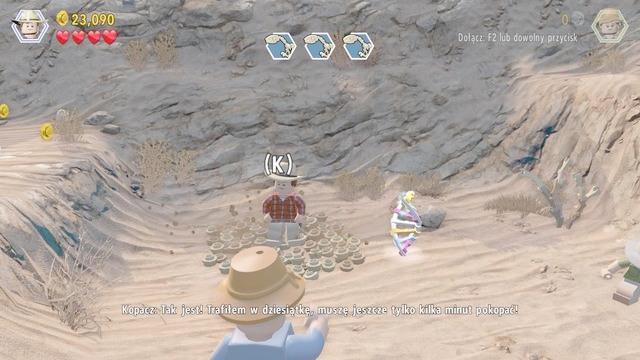 After you get to the dig site, you can choose between two characters: Alan Grant and Ellie Sattler - Prologue | Jurassic Park - walkthrough - Jurassic Park - walkthrough - LEGO Jurassic World Game Guide & Walkthrough