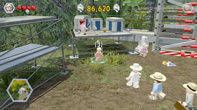 After a short cutscene, return to the truck and reach the second gate - Welcome to Jurassic Park | Jurassic Park - walkthrough - Jurassic Park - walkthrough - LEGO Jurassic World Game Guide & Walkthrough