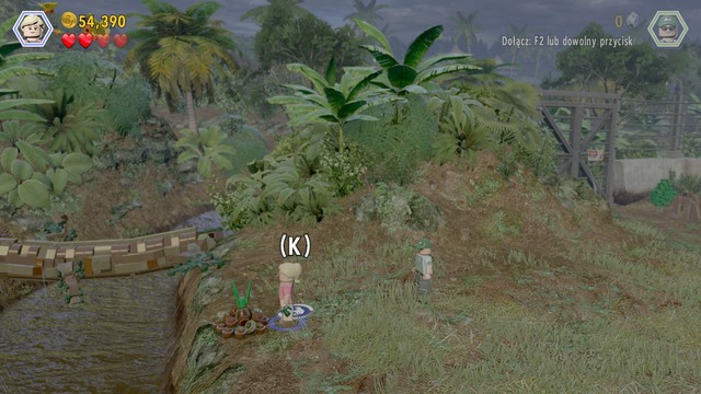 The path that you have just created is only available for humans so, you need to find a good way for the triceratops to get through - Welcome to Jurassic Park | Jurassic Park - walkthrough - Jurassic Park - walkthrough - LEGO Jurassic World Game Guide & Walkthrough