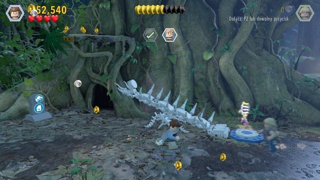 Use the bricks on the ground and build a catapult - Park Shutdown | Jurassic Park - walkthrough - Jurassic Park - walkthrough - LEGO Jurassic World Game Guide & Walkthrough