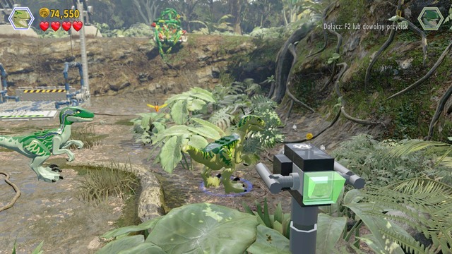 After you reach the next section, approach the piece of cake in the middle and follow the scent - Welcome to the Jurassic World | Jurassic World - walkthrough - Jurassic World - walkthrough - LEGO Jurassic World Game Guide & Walkthrough