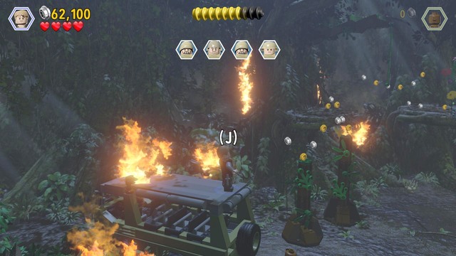 As Barry, approach the blue brick in the middle and follow it - Under Attack | Jurassic World - walkthrough - Jurassic World - walkthrough - LEGO Jurassic World Game Guide & Walkthrough