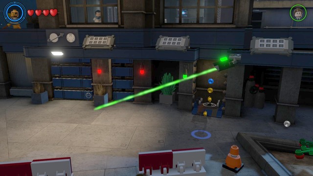 Play as Nick Fury, use camouflage and go towards the console that is secured by the system - A Loki Entrance - Walkthrough - LEGO Marvels Avengers - Game Guide and Walkthrough