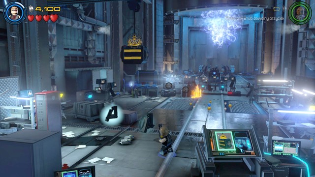 Take care of the incoming enemies after the short cutscene - A Loki Entrance - Walkthrough - LEGO Marvels Avengers - Game Guide and Walkthrough