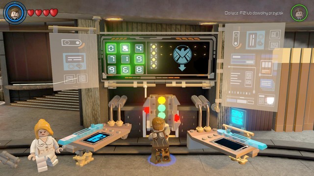 In order to activate the panel you must go to the right side and interact with the main computer - Rail Hydra - Walkthrough - LEGO Marvels Avengers - Game Guide and Walkthrough