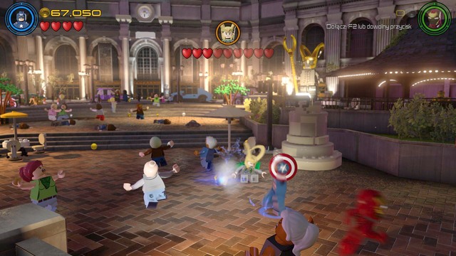 After the short cutscene you will fight Loki - Shakespeare in the Park - Walkthrough - LEGO Marvels Avengers - Game Guide and Walkthrough