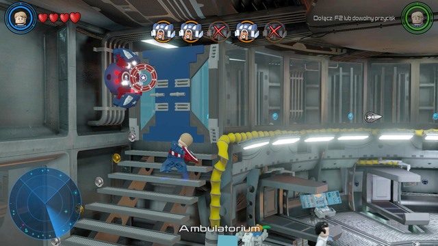 Third container is in the Intel Center - Helicarrier Havoc - Walkthrough - LEGO Marvels Avengers - Game Guide and Walkthrough