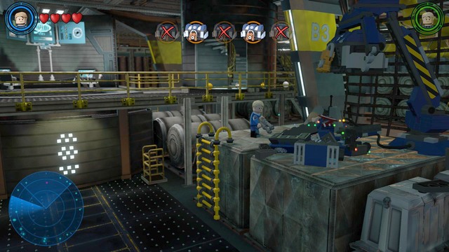 The fourth container can be found in the Hangar - Helicarrier Havoc - Walkthrough - LEGO Marvels Avengers - Game Guide and Walkthrough