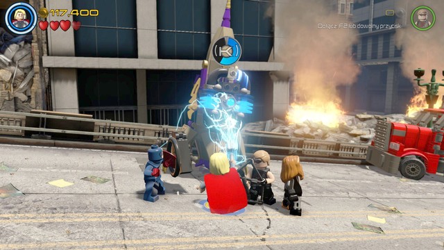 Destroy all brick objects once you above - Avengers Assemble - Walkthrough - LEGO Marvels Avengers - Game Guide and Walkthrough