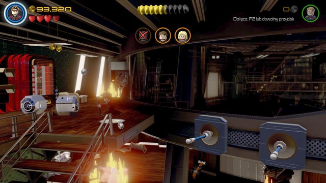 Use explosive arrows at the top in order to destroy two silver containers - Lack of Insight - Walkthrough - LEGO Marvels Avengers - Game Guide and Walkthrough