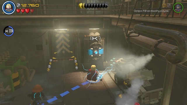 You must complete a series of steps in order to activate the second container - Anger Management - Walkthrough - LEGO Marvels Avengers - Game Guide and Walkthrough