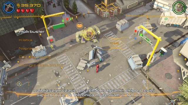 The last task during this mission will be fighting Hulk - Anger Management - Walkthrough - LEGO Marvels Avengers - Game Guide and Walkthrough