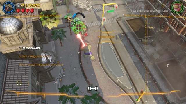 When Hulks tears one arm of Iron Mans robot you must start controlling the satellite - Anger Management - Walkthrough - LEGO Marvels Avengers - Game Guide and Walkthrough